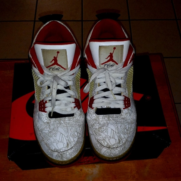 Air Jordan 4 Fusion White Laser Size 12 - Picture 3 of 8